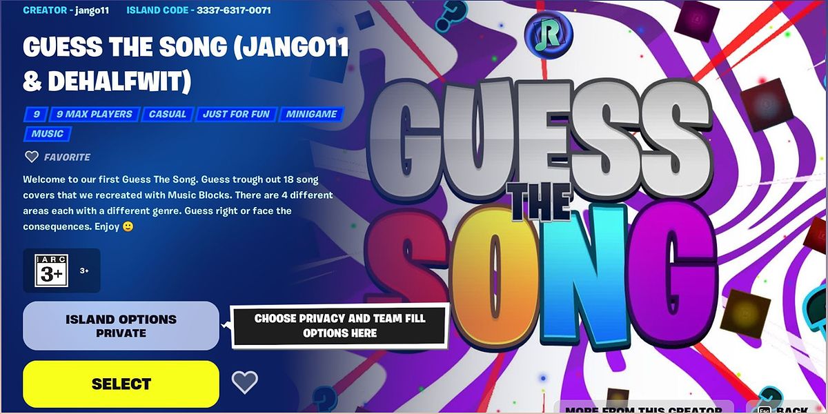 The Best Fortnite Guess the Song Maps: Test Your Musical Knowledge - 1655969297